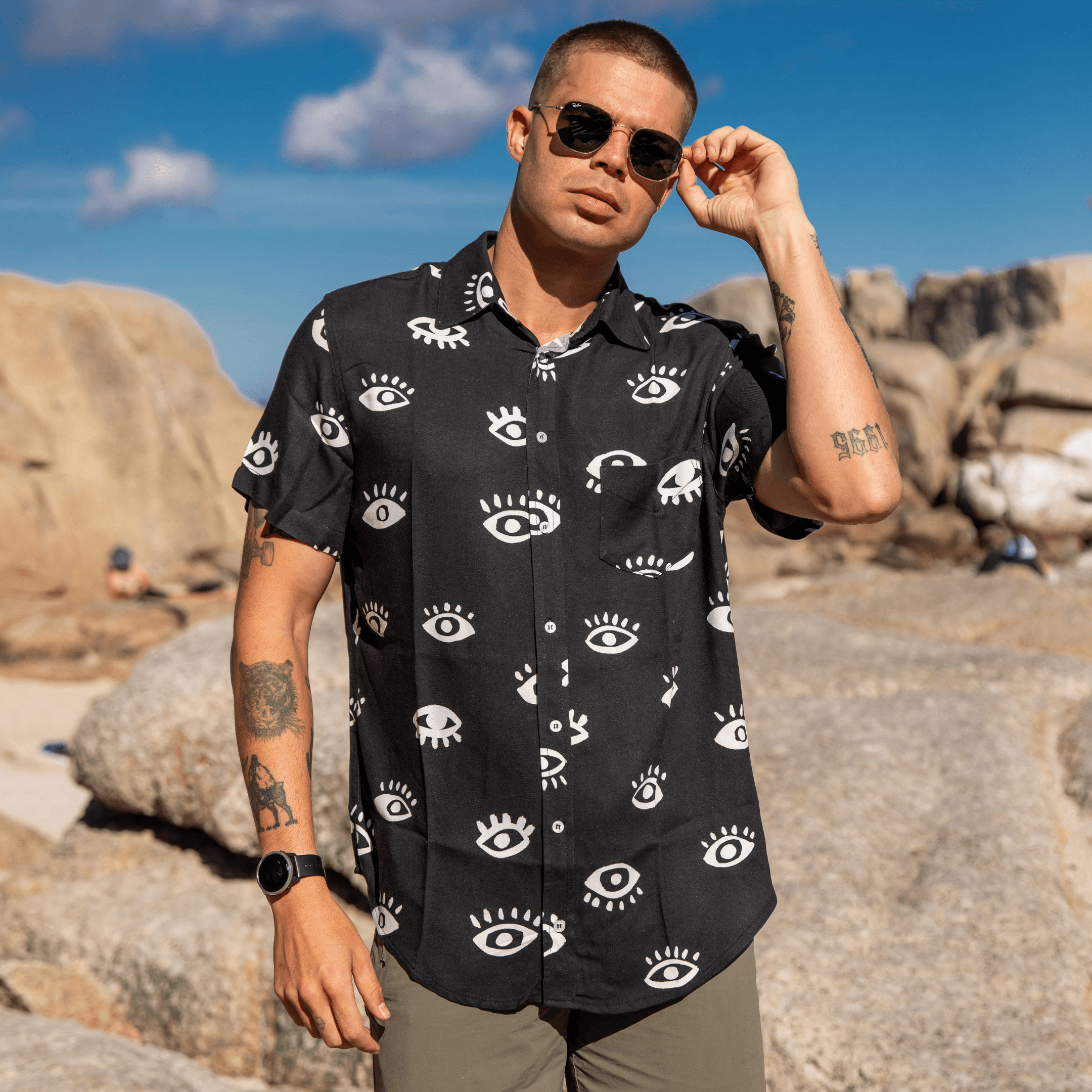 Men's Short Sleeve Shirt - Third Eye - Strange Paradise