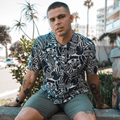 Men's Short Sleeve Shirt - Beach Club