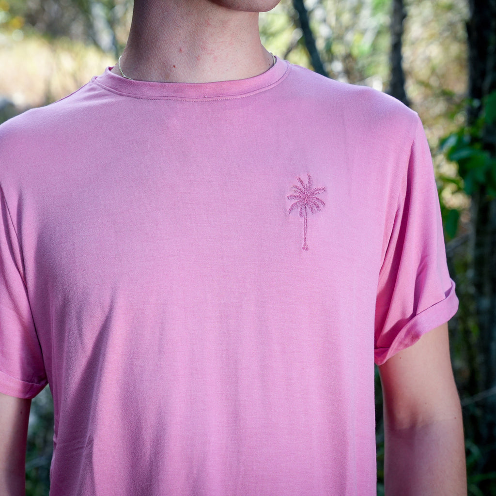 Rolled Muscle Tee - Watermelon- Strange Paradise