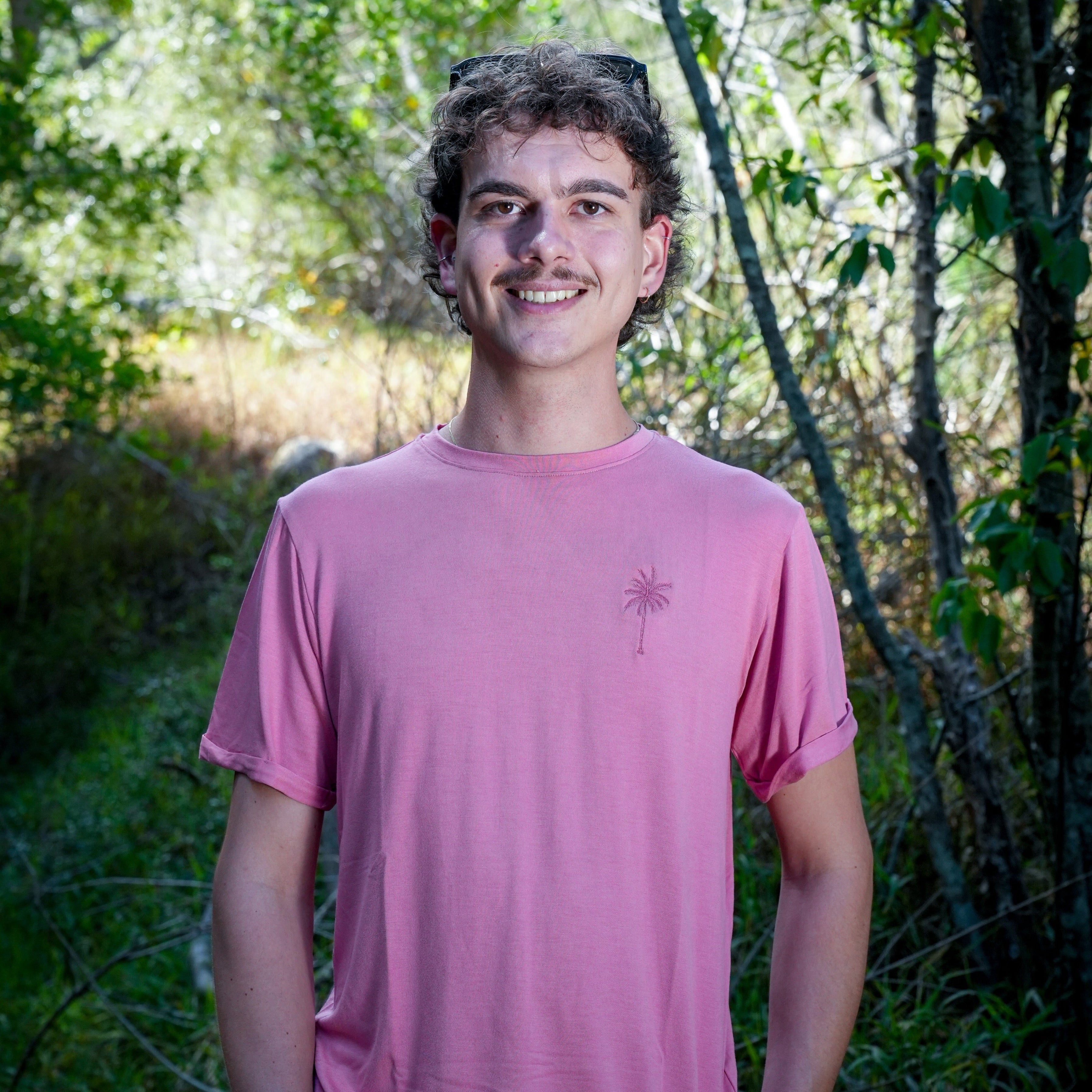 Rolled Muscle Tee - Watermelon- Strange Paradise