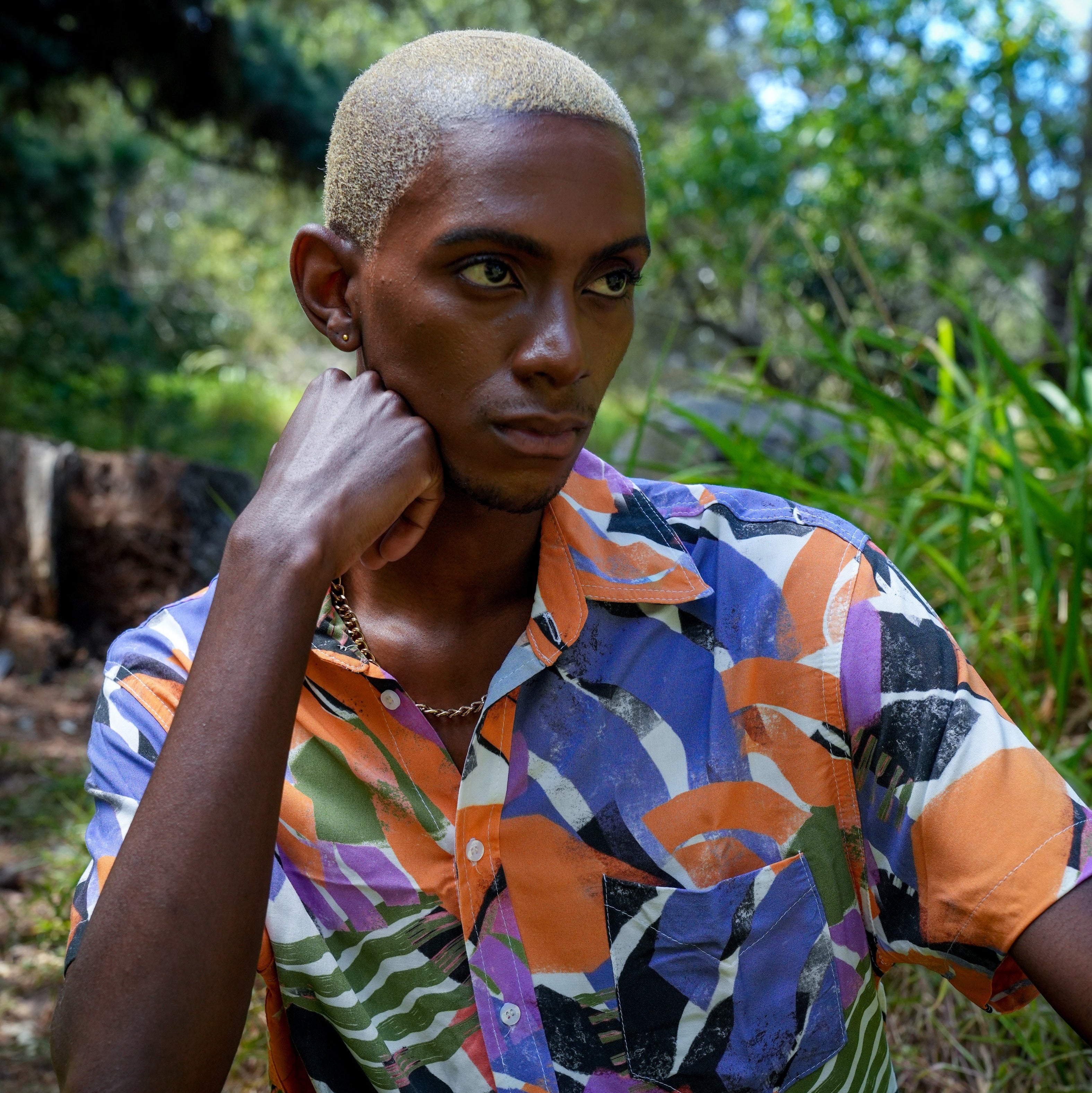 Men's Short Sleeve Shirt - Visual Noise – Strange Paradise
