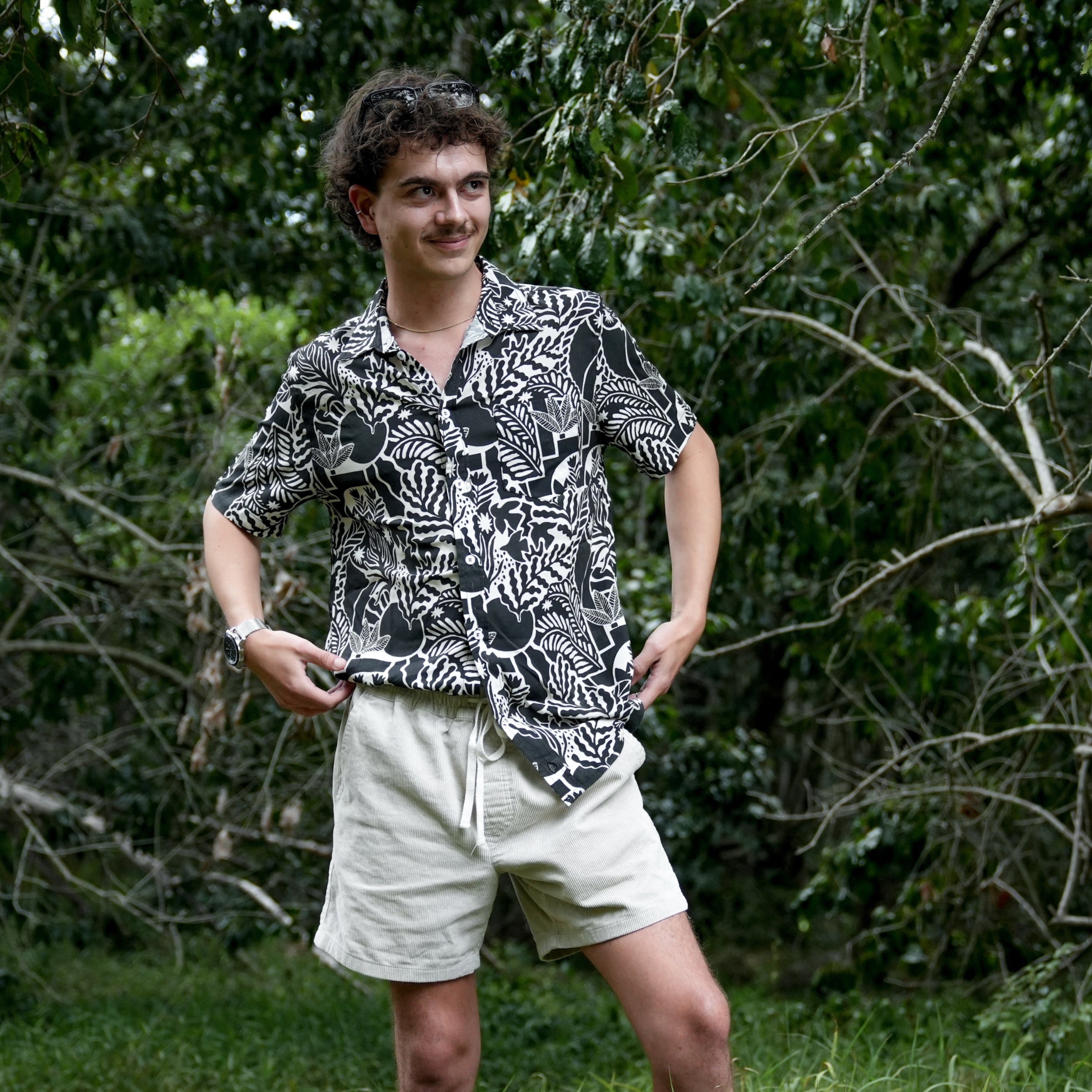 Men's Short Sleeve Shirt - Beach Club - Strange Paradise