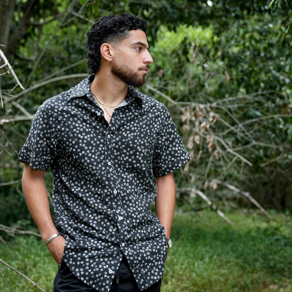 Men's Short Sleeve Shirt - Pushing Up Daisies - Strange Paradise